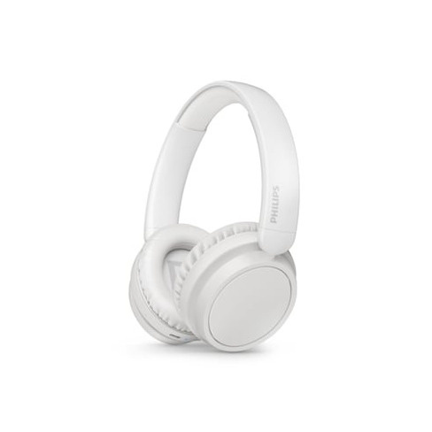 Auscultadores Bluetooth True Wireless PHILIPS TAH5209WT (Over Ear - Microfone -
