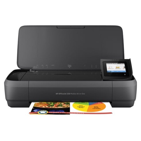 Impressora HP OfficeJet 250 Mobile (Multifunções - Jato de Tinta - Wi-Fi)