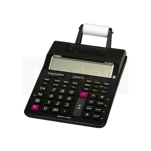 Calculadora com Impressão CASIO HR-150REC (12 dígitos)