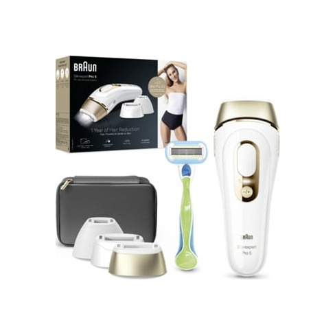 Depiladora Luz Pulsada BRAUN Silk Expert S5 Pl5242 1Un (IPL - Multi-zonas - Corr