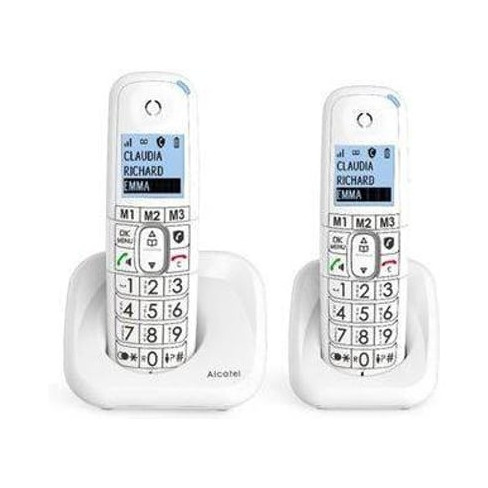 Telefone Fixo Duo ALCATEL XL785  Branco
