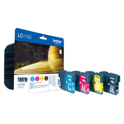 Pack 4 Tinteiros BROTHER LC1100 Cores (LC1100VALBP)
