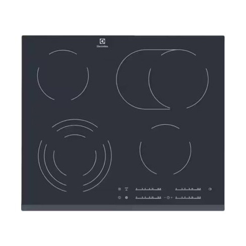 Placa Vitrocerâmica ELECTROLUX EHF6547FOK (Elétrica - 59 cm - Preto)