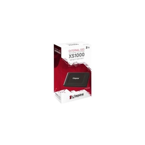 Disco Externo SSD KINGSTON Xs 1000 (2 TB - USB 3.2 - Preto)