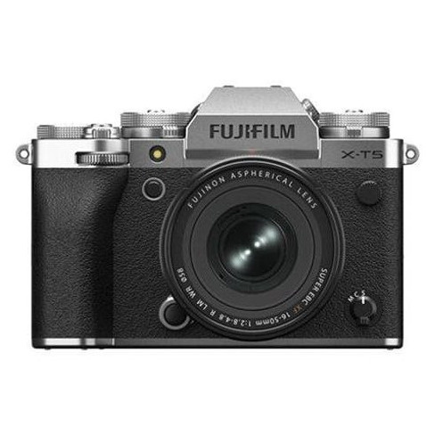 Máquina Fotográfica FUJIFILM X-T5-16/50MM (Prateado - 40.2 MP - ISO 64-51200)
