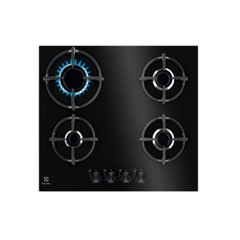 Placa de Gás ELECTROLUX EGG64272K (Gas Natural - 60 cm - Negro)