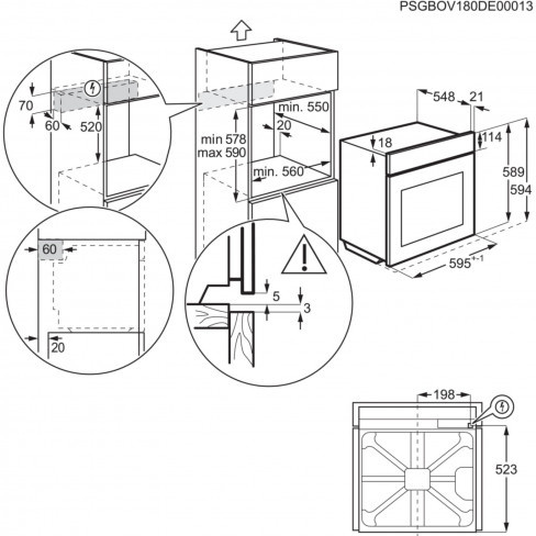 ELECTROLUX - Forno EOH3H54X