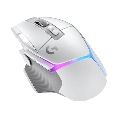 Rato Gaming LOGITECH G502 X Plus Lightspeed (Wireless - 25600 dpi - Branco)