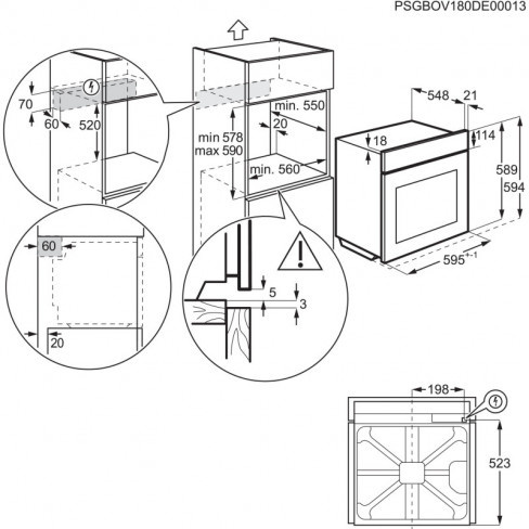 ELECTROLUX - Forno EOH3H54X