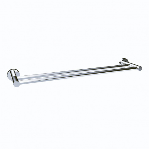 Toalheiro de barra duplo SENSEA STYLE CROMADO 60CM