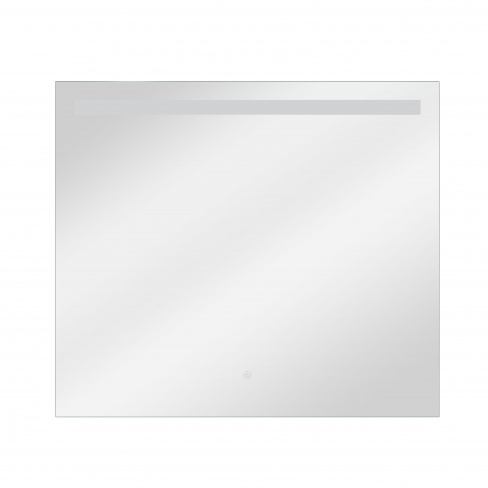 Espelho 80x70 cm iluminação led prateado