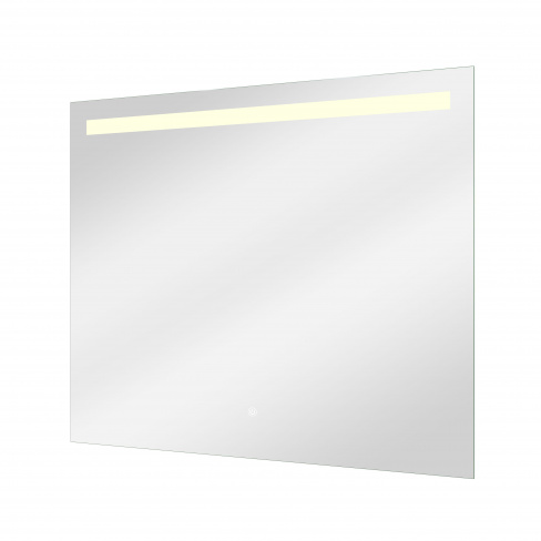 Espelho 80x70 cm iluminação led prateado
