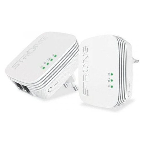 Pacote de 2 Tomadas Cpl de 600 Mbps Forte Powerlwf600Duomini Estender a Rede Wif