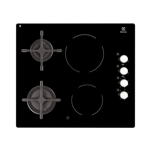 Placa de Gás e Vitrocerâmica ELECTROLUX EGE6172NOK (Elétrica e Gás Natural -