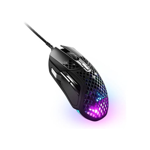 Rato Gaming STEELSERIES Aerox 5 (com Fio - 18000 dpi - Preto)
