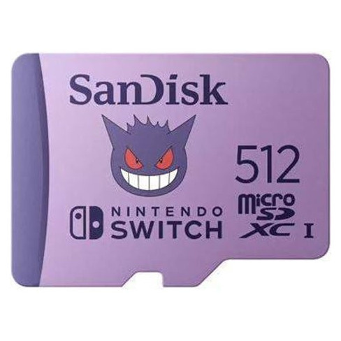 Micro SD Sandisk NINTENDO Pokemón (512 GB)
