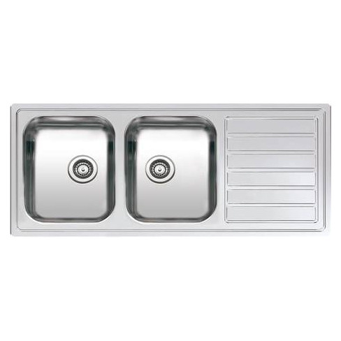Lava Loiça FRASA Neri 80D Inox (Aço inoxidável - 25 x 120 x 50 cm)