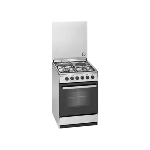 Fogão MEIRELES E 542X 50 (59 L - Elétrico e Gás Butano-Propano - Inox)