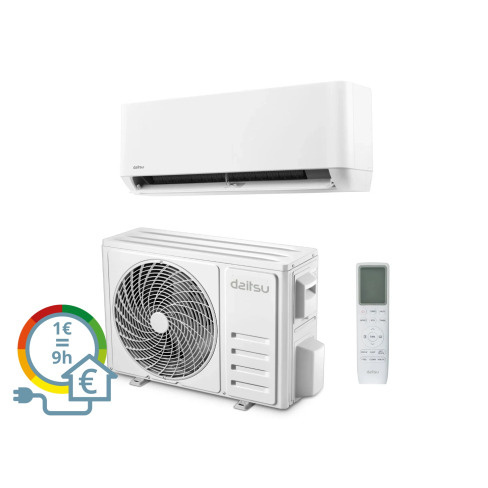 Ar Condicionado DAITSU ARTIC PLUS DS-24KTP-5 WIFI (48 m² - 24000 BTU - Branco)