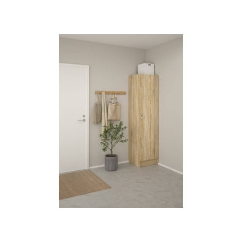 Armário TVILUM Arrumação 1 Porta - Focus (49.2 x 200 x 47.05 cm - Carvalho)