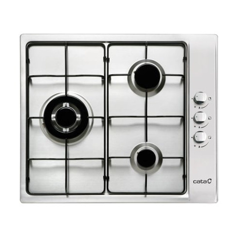 Placa de Gás CATA GIB 6021 X (Gás Butano-Propano - 58 cm - Inox)