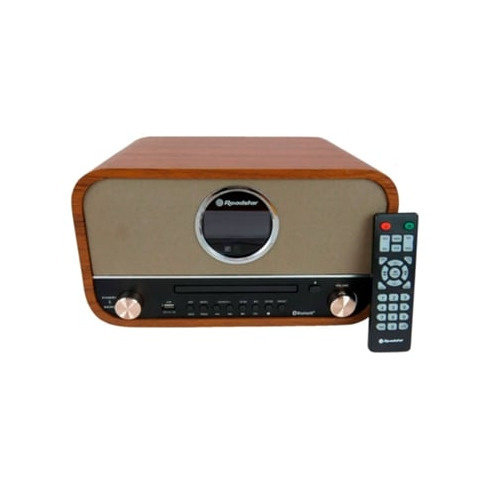Rádio Digital Fm Leitor de Cd-Mp3 Bluetooth Usb ROADSTAR Hra-1782Nbt Madeira