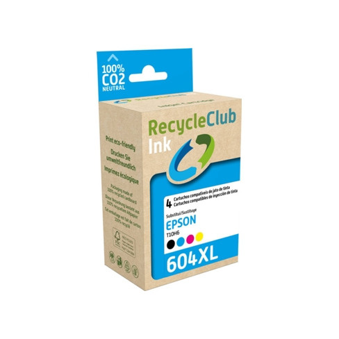 Pack de 4 Tinteiro Recycleclub EPSON 604Xl