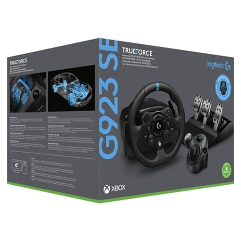 Bundle LOGITECH G923 SE Combo (Compatível com XBOX / PC - Preto)