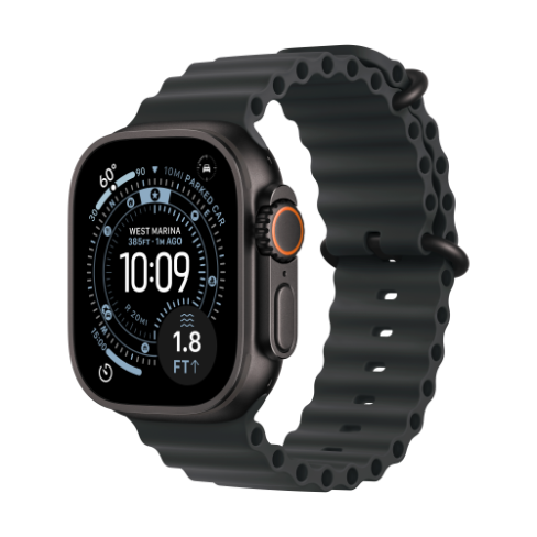 Apple Watch Ultra 3 GPS+Cellular titânio preto 49mm+Ocean preta