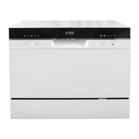 Máquina de Lavar Loiça VOX LCT8F Compacta (6 Conjuntos - 55 cm - Branco)