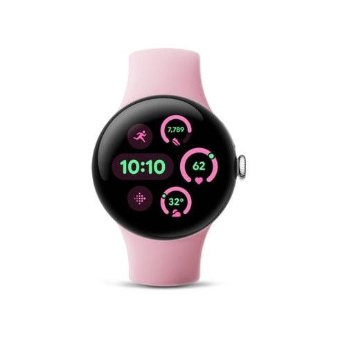 Smartwatch GOOGLE Pixel Watch 3 (Silver Rose - 41 mm)