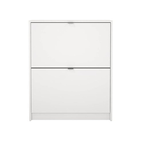 Sapateira TVILUM 2 Portas e 2 Layer Branco (85.2 x 70.3 x 24,05 cm)