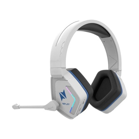 Auscultadores Bluetooth NPLAY Contact 2.0 (On Ear - Microfone - Branco)