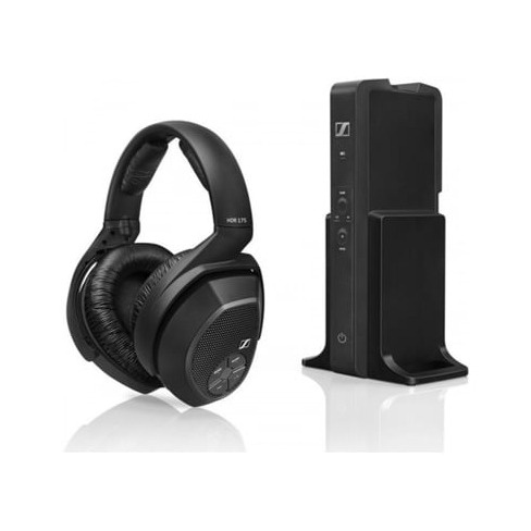 Auscultadores SENNHEISER RS 175-U (Over Ear -  Preto)