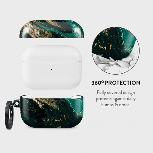 Burga - Bolsa para Airpods Pro 2 (emerald)
