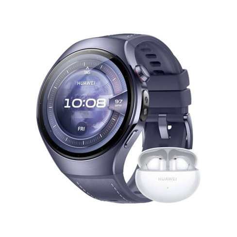 Smartwatch HUAWEI Watch 5 (46 mm - Cinzento) Com Oferta de Auriculares Freebuds