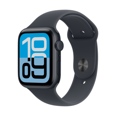 Apple Watch SE 3 GPS+Cellular meia-noite, desportiva meia-noite