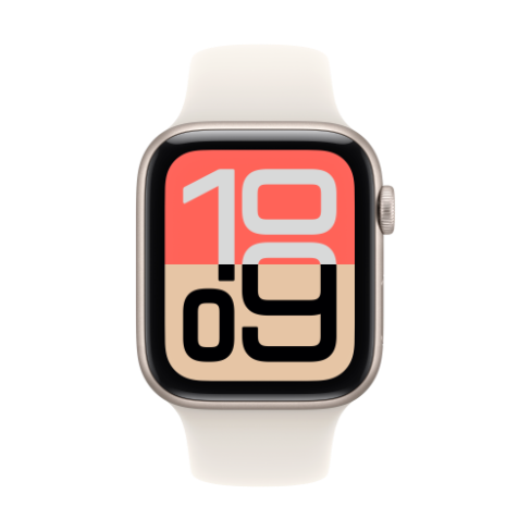 Apple Watch SE 3 GPS+Cellular luz das estrelas, desportiva luz das estrelas