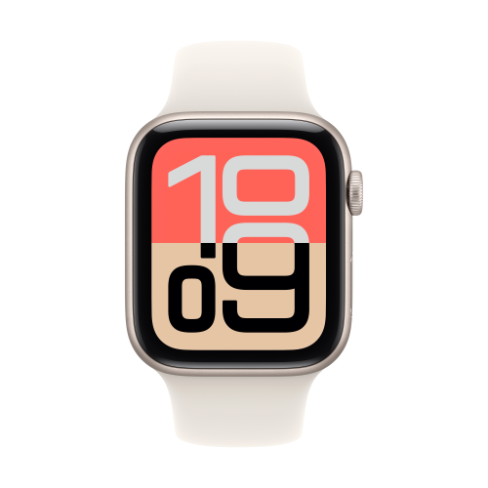 Apple Watch SE 3 GPS luz das estrelas 44 mm, desportiva luz das estrelas