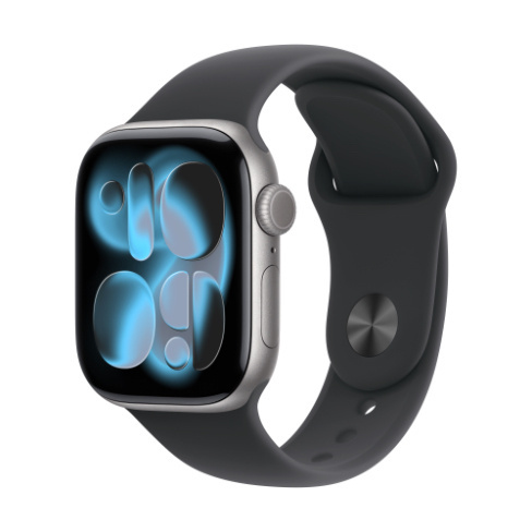 Apple Watch Series 11 GPS+Cellular cinzento sideral + Bracelete desportiva preta