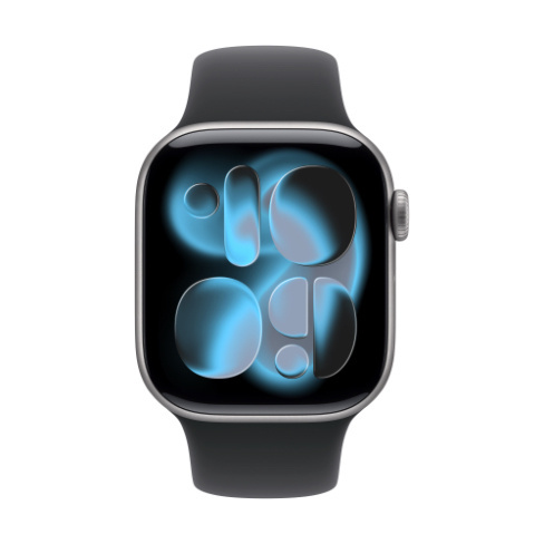 Apple Watch Series 11 GPS+Cellular cinzento sideral + Bracelete desportiva preta