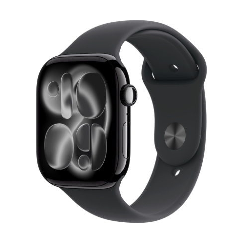 Apple Watch Series 11 GPS+Cellular preto brilhante + bracelete desportiva preta