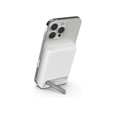 Powerbank BELKIN BPD004btWT (5000 mAh - Wireless - Branco)