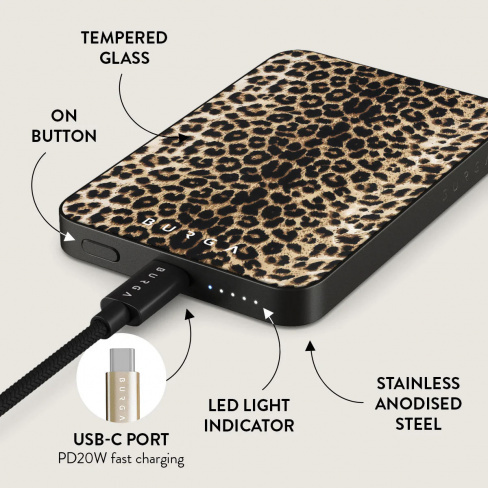 Burga - MagSafe Powerbank  5000 mAh (player/gunmetal)