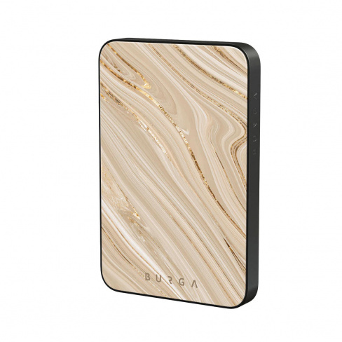 Burga - MagSafe Powerbank  5000 mAh (full glam/gunmetal)