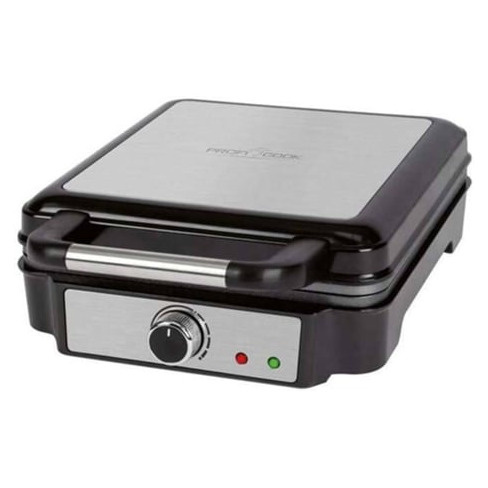 Máquina de Waffles Proficook Pc-Wa 1241 4 Wafers 1200 W Preto Aço Inoxidável