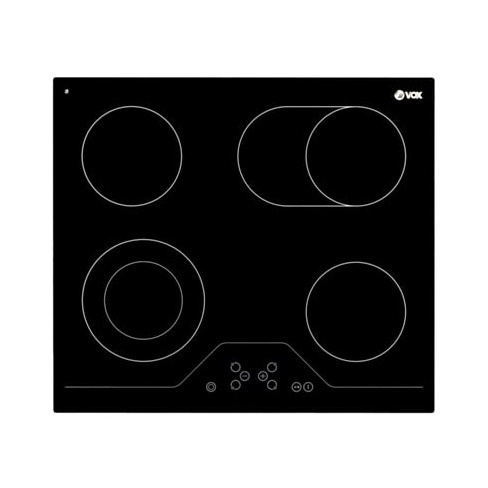 Placa de Vitrocerâmica VOX EBC 411DB (Elétrica - 59 cm - Preto)