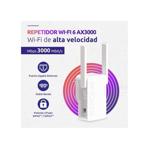 Repetidor De Sinal STRONG Wi-Fi 6 Ax 3000