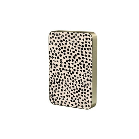 Powerbank BURGA MagSafe 5.000 mAh (Almond Latte/Dourado)