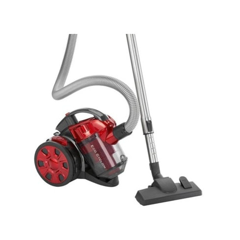 ASPIRADOR S/ SACO CLATRONIC BS 1308 vermelho, 700W, filtro HEPA, escova de chão